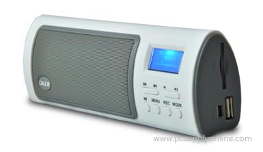 ลำโพง OKER SP-290 เสียบUSB+memได้ ฟังFM มีหน้าจอ 